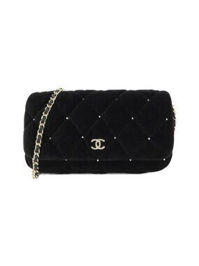 Chanel Chain Clutch Black